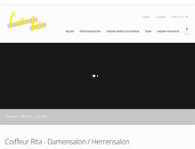 Tablet Screenshot of coiffeur-rita.ch